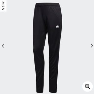 Adidas Training Pants Black with Grey Stripe